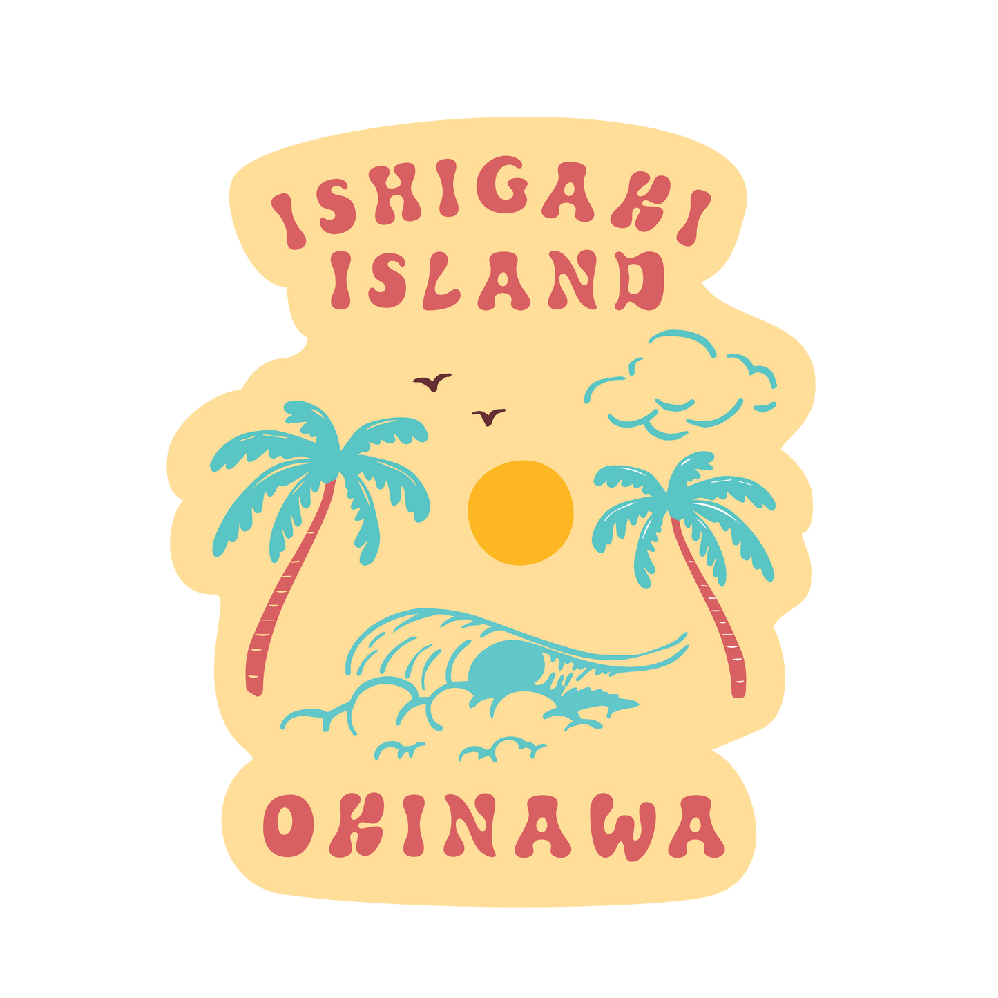 Nippon Beachside Sticker Set