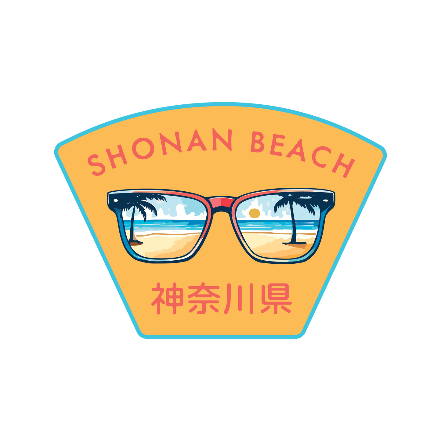 Nippon Beachside Sticker Set