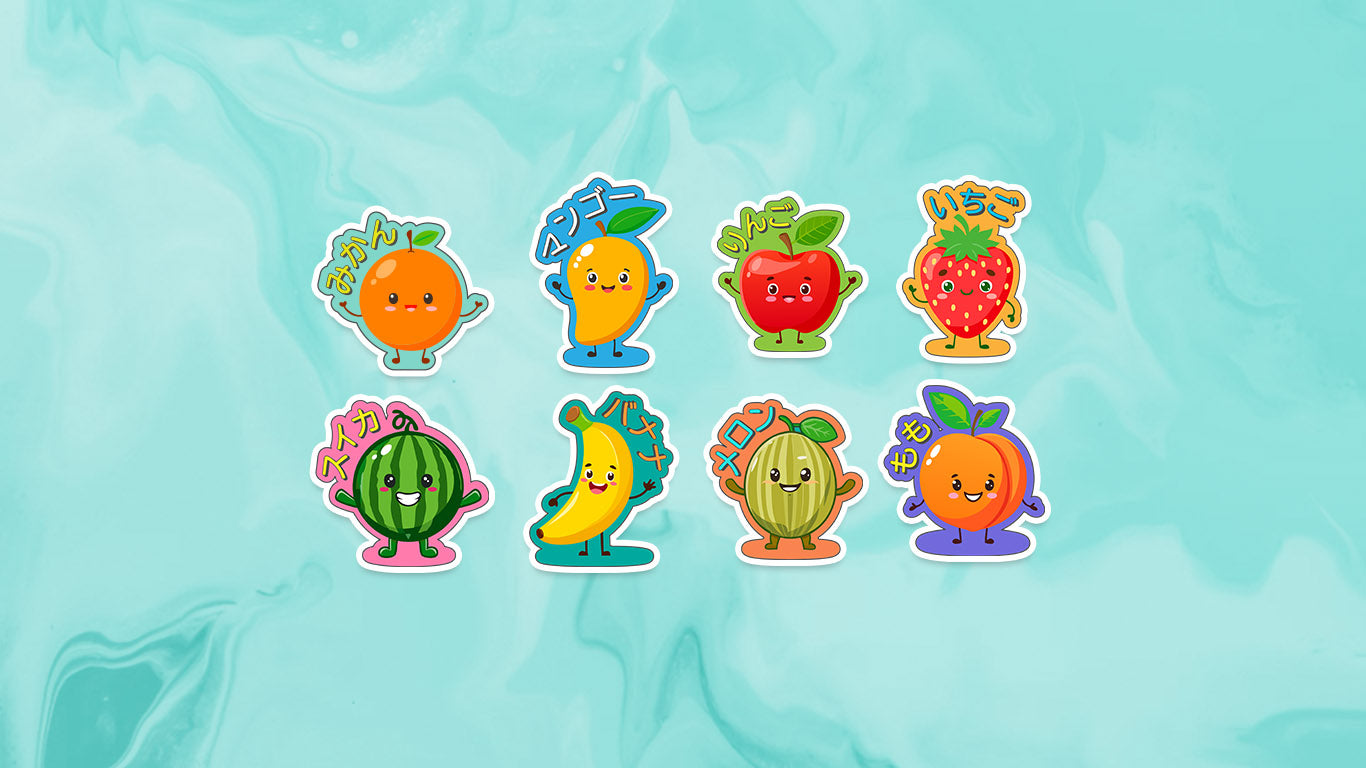 Kawaii Fruit Stickers | Japan Stickers