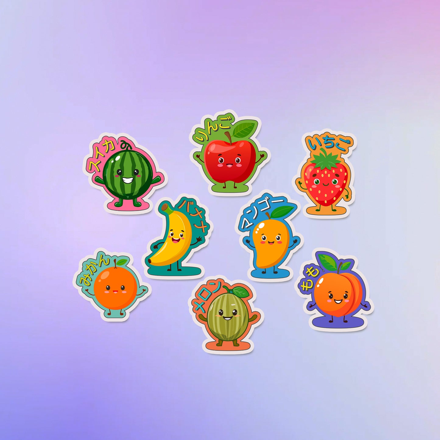 Kawaii Fruit Stickers | Japan Stickers