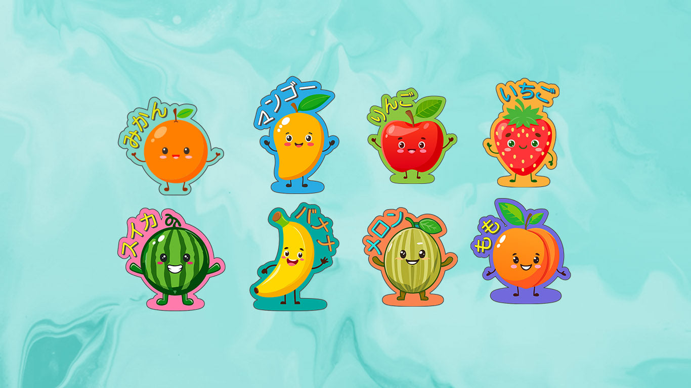 Kawaii Fruit Stickers | Japan Stickers