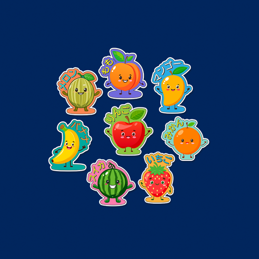 Kawaii Fruit Stickers | Japan Stickers