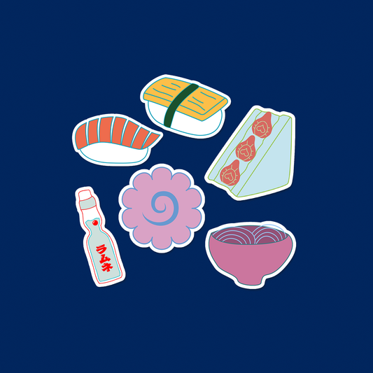 Japanese Snacks Stickers